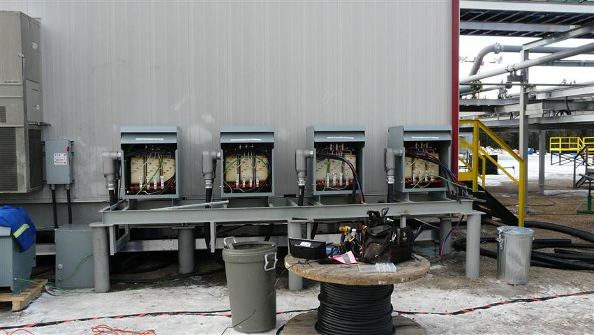 Four 75KVA Electrical Transformers